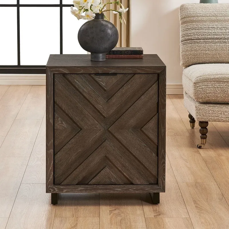 Barrett Cabinet in Dark Charcoal Oak