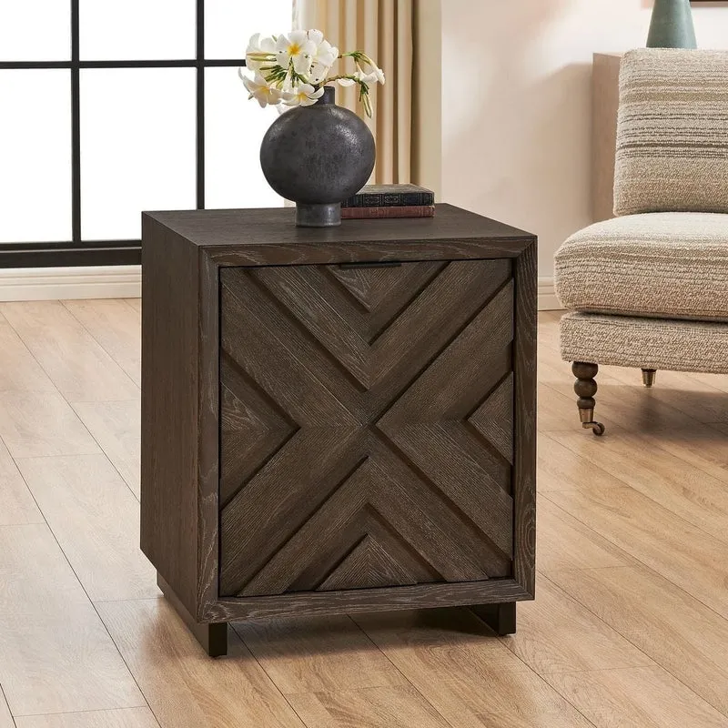 Barrett Cabinet in Dark Charcoal Oak
