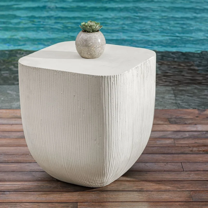 Alma Concrete Indoor/Outdoor Side Table