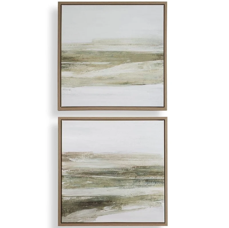 All Of A Sudden Framed Canvases - Set of 2
