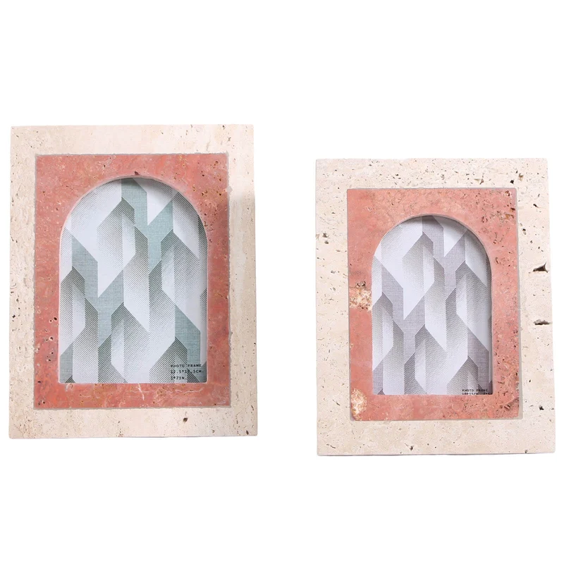 Picture Frame in Blush Marble - Large