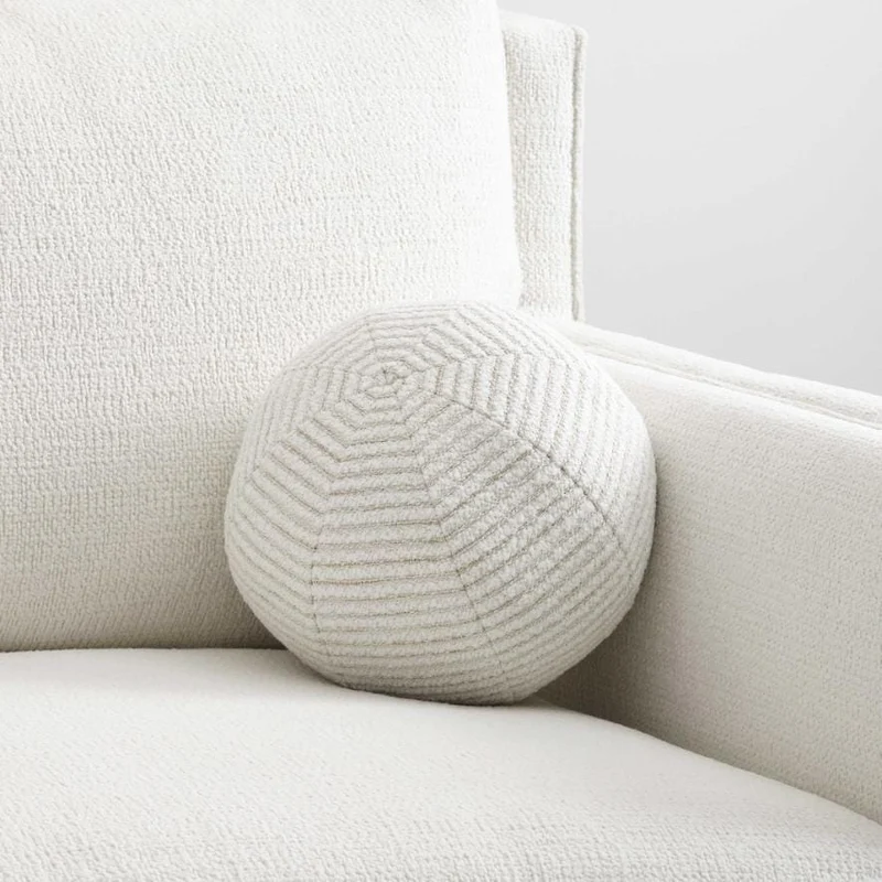 Ball Bearing Pillow - Snow Garden White