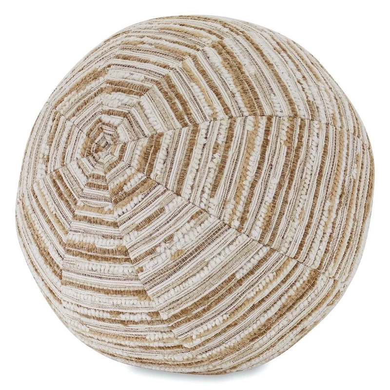 Ball Bearing Pillow - Rag Rug Wheat