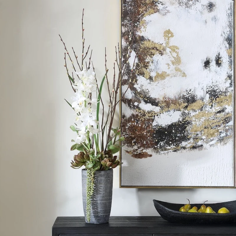 Eterna Orchid Centerpiece and Vase