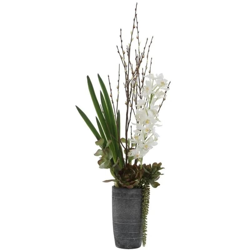 Eterna Orchid Centerpiece and Vase