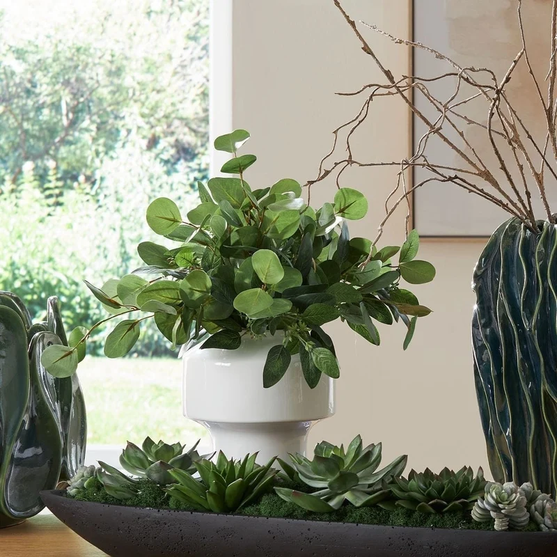Essence Eucalyptus Accent and Vase