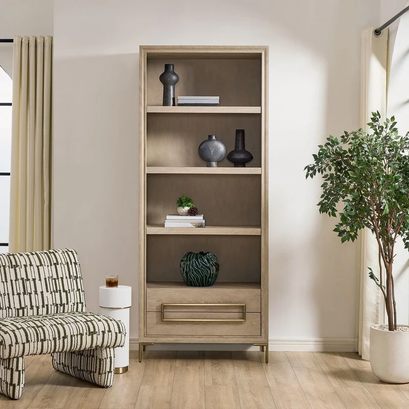 Alessia Etagere in Light Oak