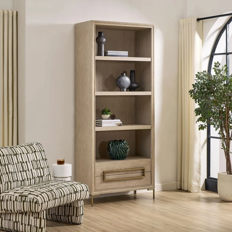Alessia Etagere in Light Oak