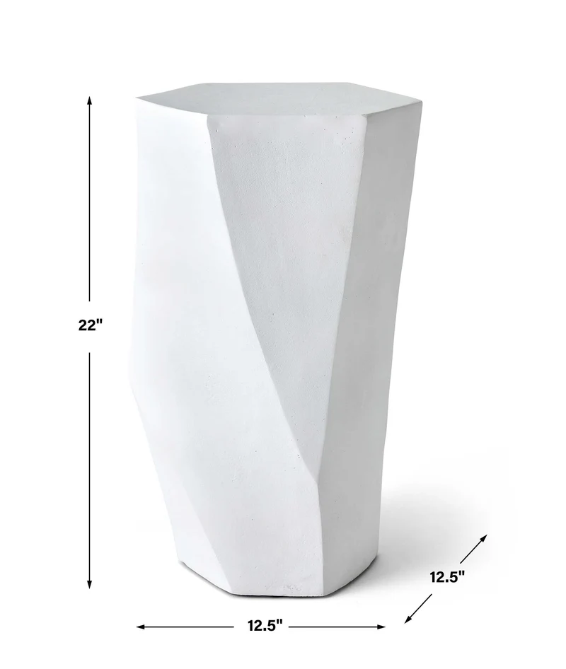 Cathenna Accent Table - White