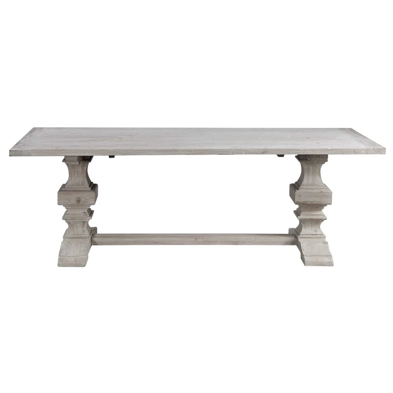 Baldrick Extension Dining Table - White 244 - 336cm