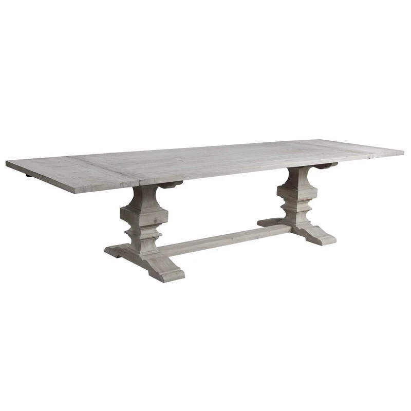 Baldrick Extension Dining Table - White 244 - 336cm