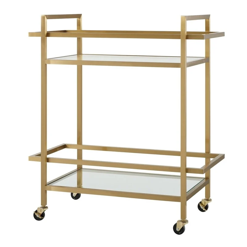Erena Brass Bar Cart