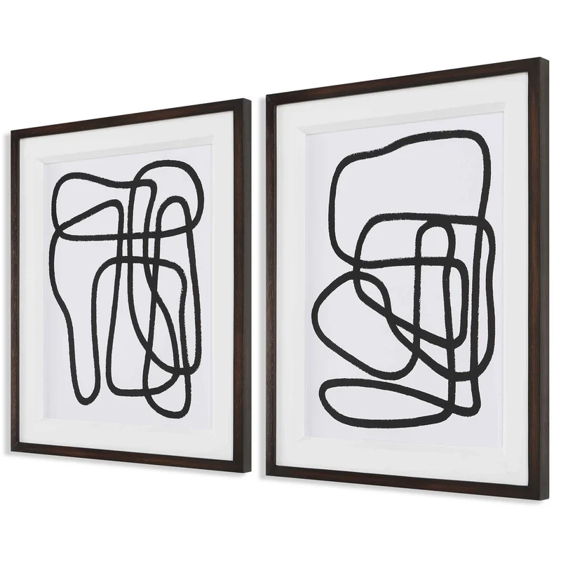 Entangle Framed Prints, S/2