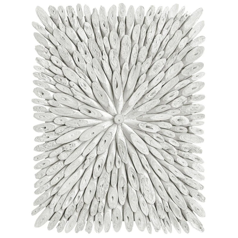 Bahama Wood Whitewashed Wall Decor