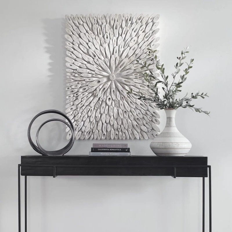 Bahama Wood Whitewashed Wall Decor