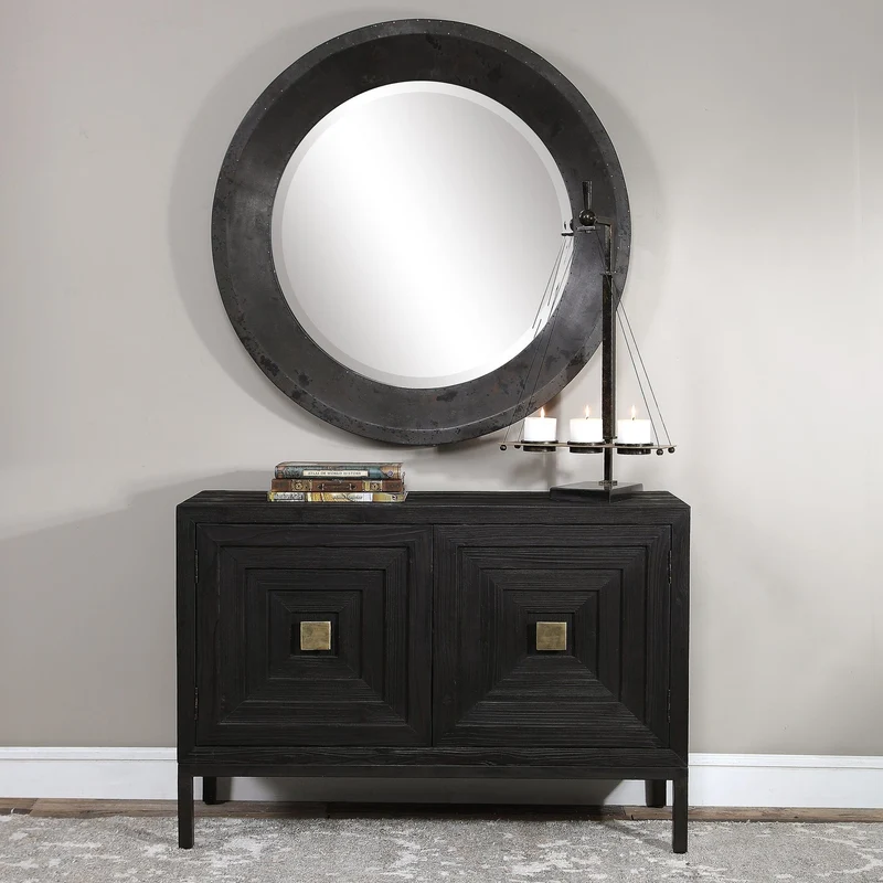 Aiken Dark Walnut 2 Door Cabinet