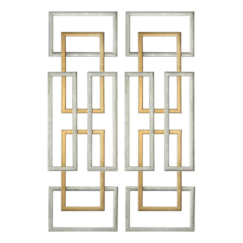 Aerin Geometric Wall Art, S/2