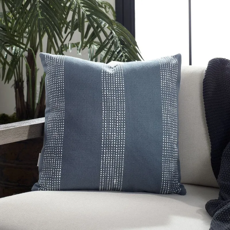 Caper Outdoor Cushion in Slate Blue