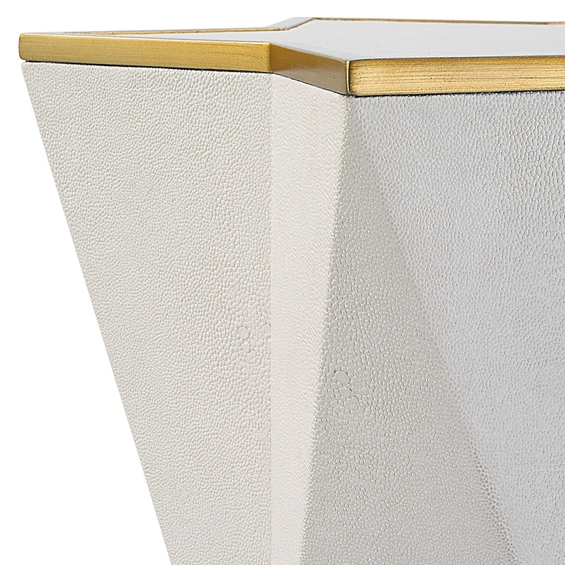 Capella White Accent Table