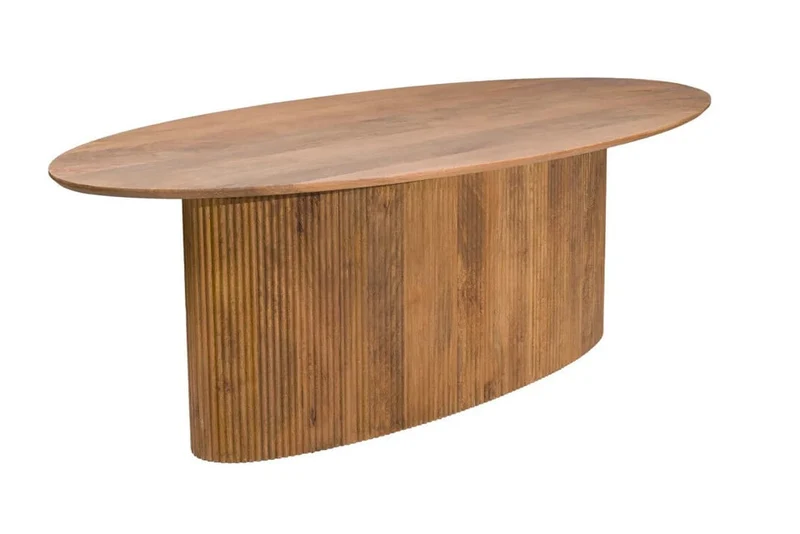 Torello Mango Wood Oval Dining Table