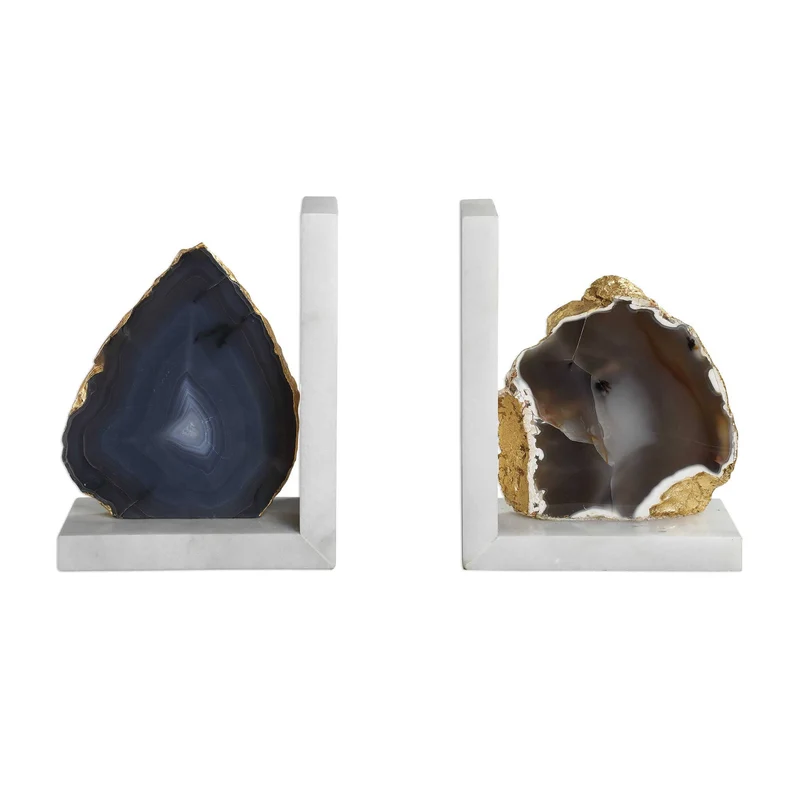 Aysha Bookends, Set of 2