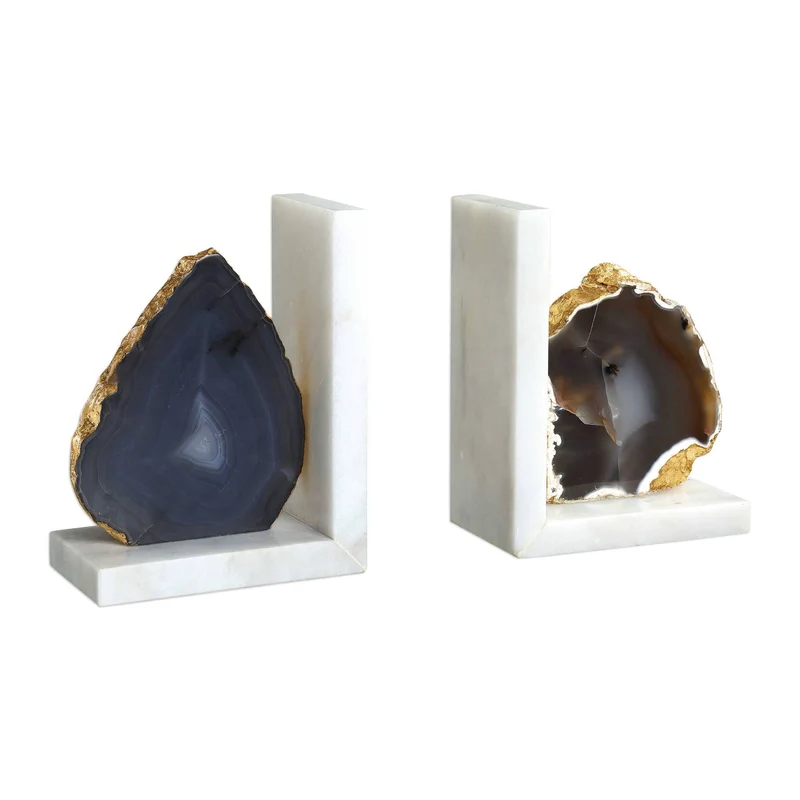 Aysha Bookends, Set of 2