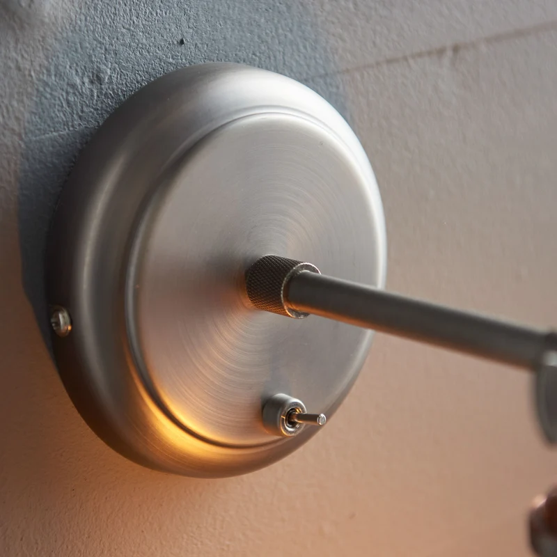 Catcott Wall Light - Silver Glass | OUTLET