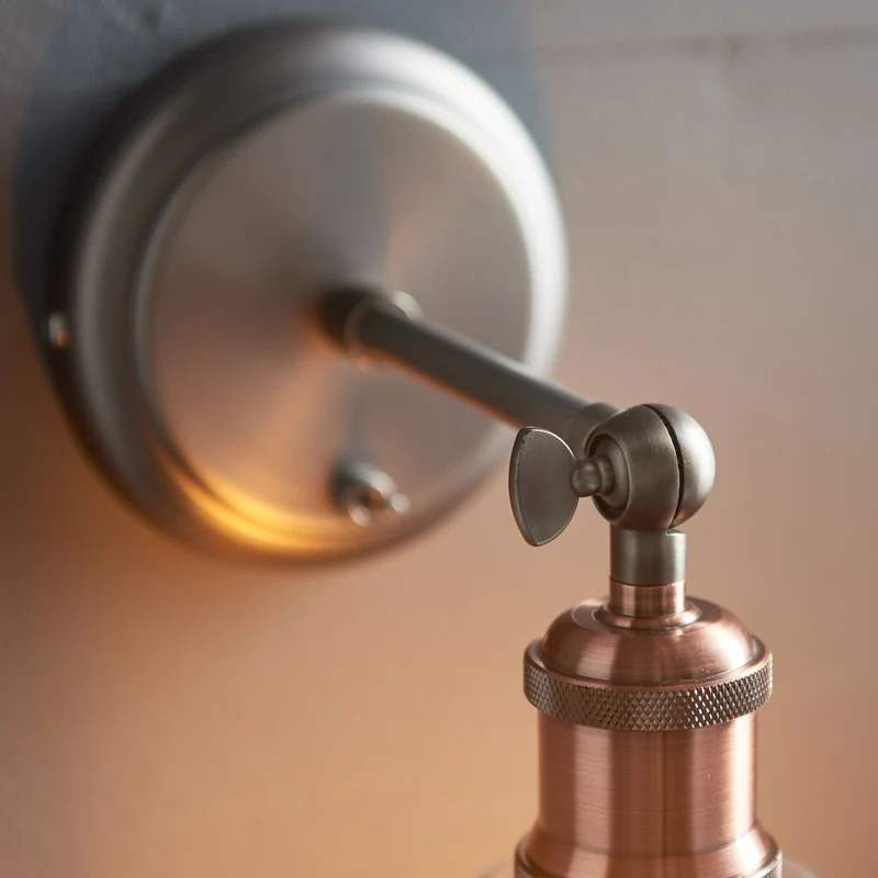 Catcott Wall Light - Silver Glass | OUTLET