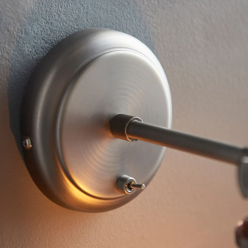 Catcott Wall Light - Silver Glass | OUTLET