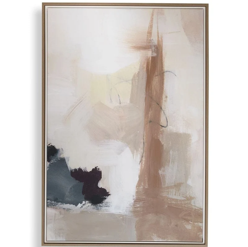 Bluster Framed Abstract Canvas