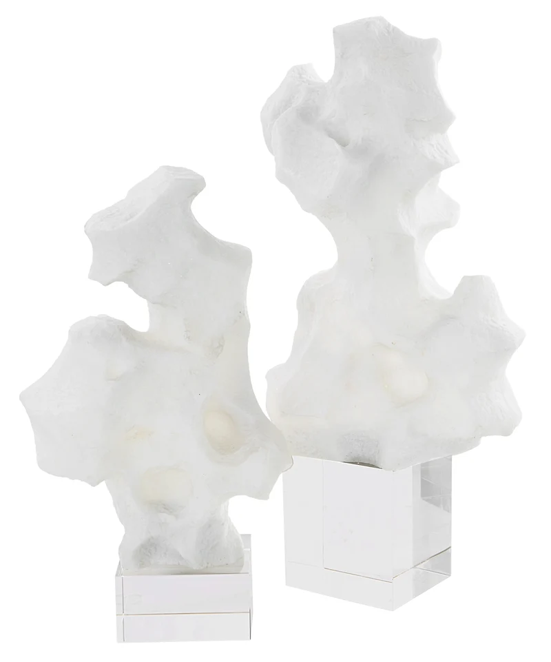 Abstract Remnant Stone Sculptures - Set of 2