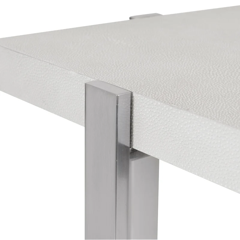 Arnaut White Accent Table