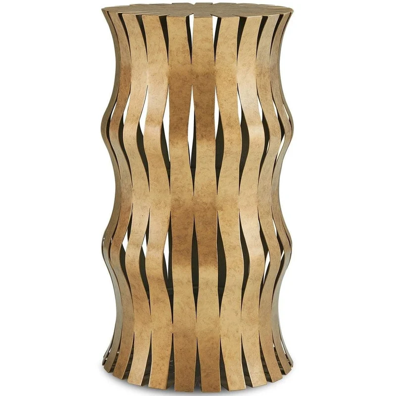 Arida Accent Table in Aged Gold