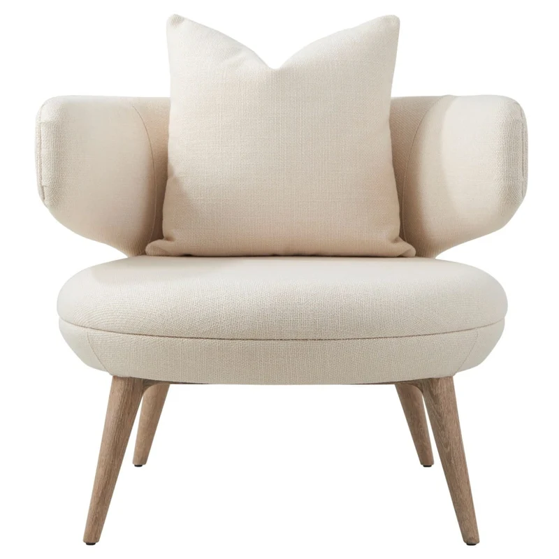 Wooden Upholstered Occasional Chair