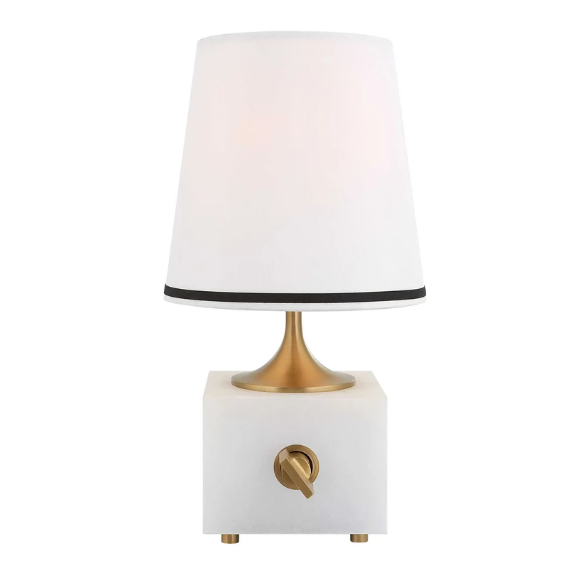 Blockhead Mini Lamp - Satin Brass