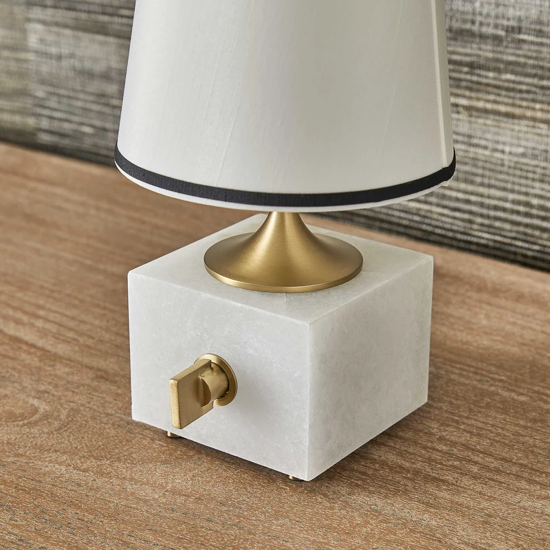 Blockhead Mini Lamp - Satin Brass