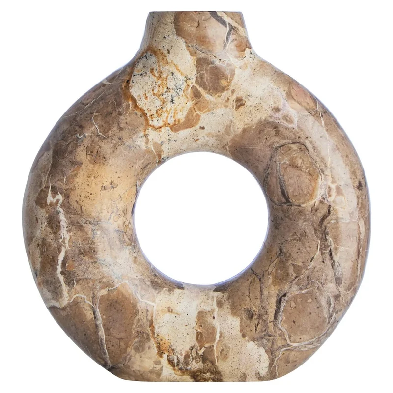 Santino Chocolate Marble Vase