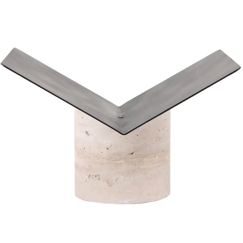 Magazine Holder in Travertine