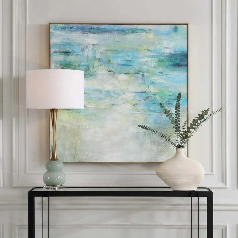Blissful Hand Painted Abstract Art