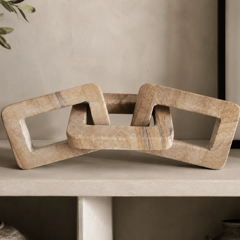 Pietra Rainbow Sandstone Three Link Decor Chain