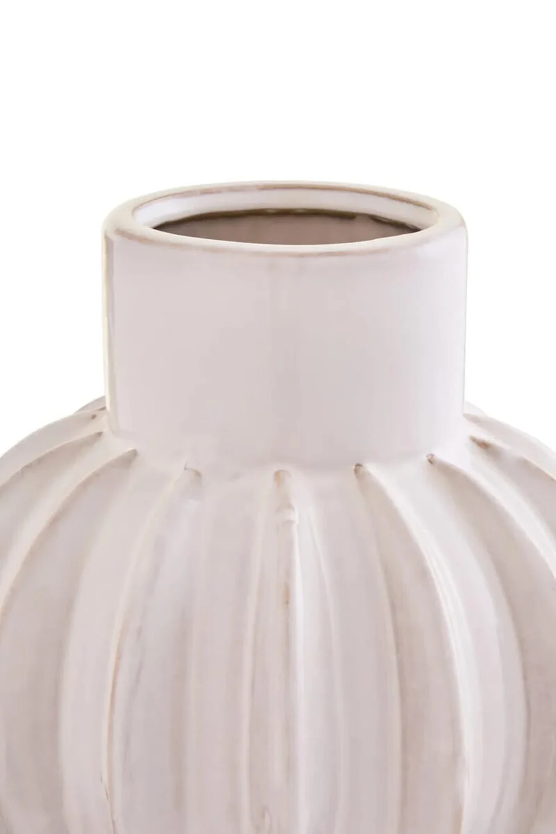 Kondo Cream Bubble Vase