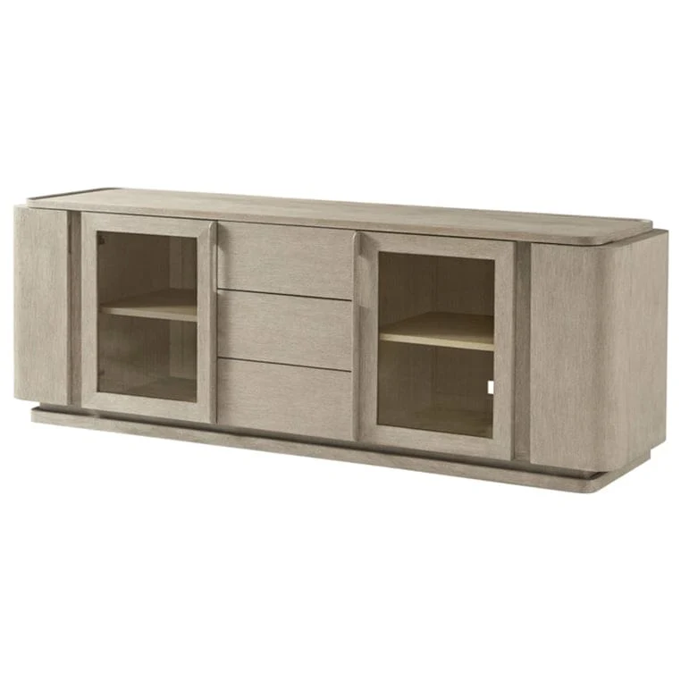 Wooden Media Cabinet