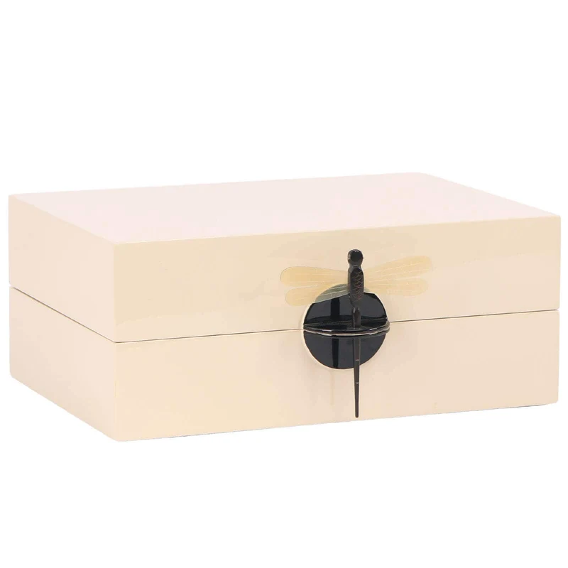 Lacquer Hinged Decorative Box - Large