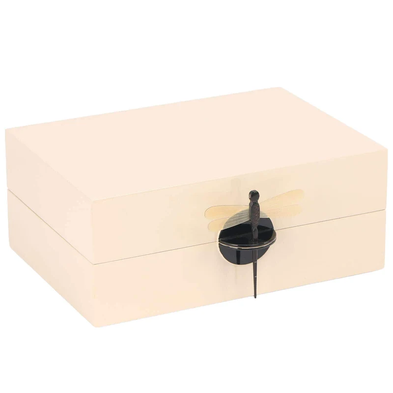 Lacquer Hinged Decorative Box - Large