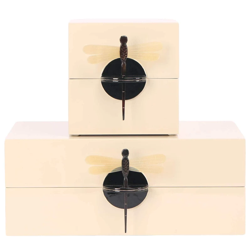 Lacquer Hinged Decorative Box - Large
