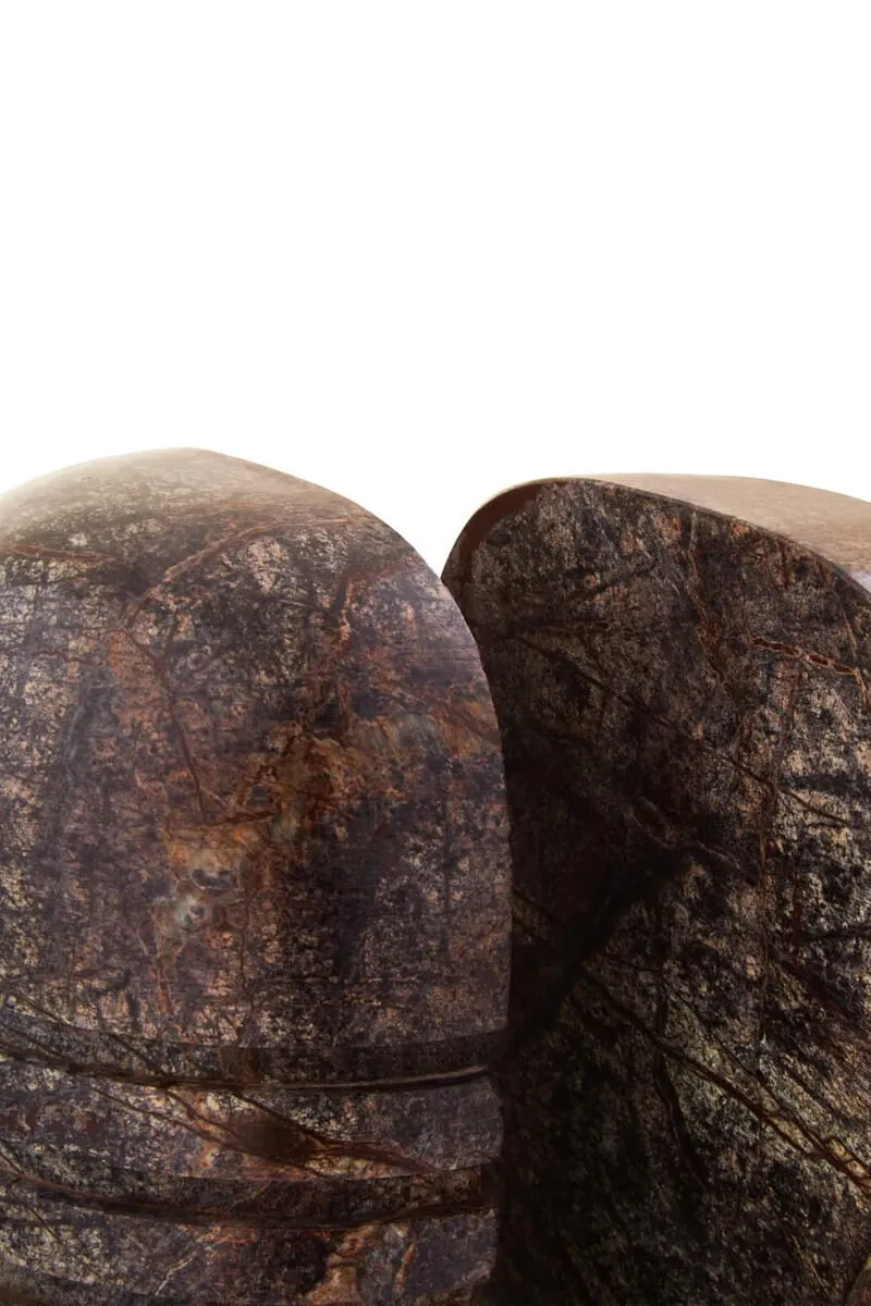 Fazio Set of Two Forest Green Marble Bookends