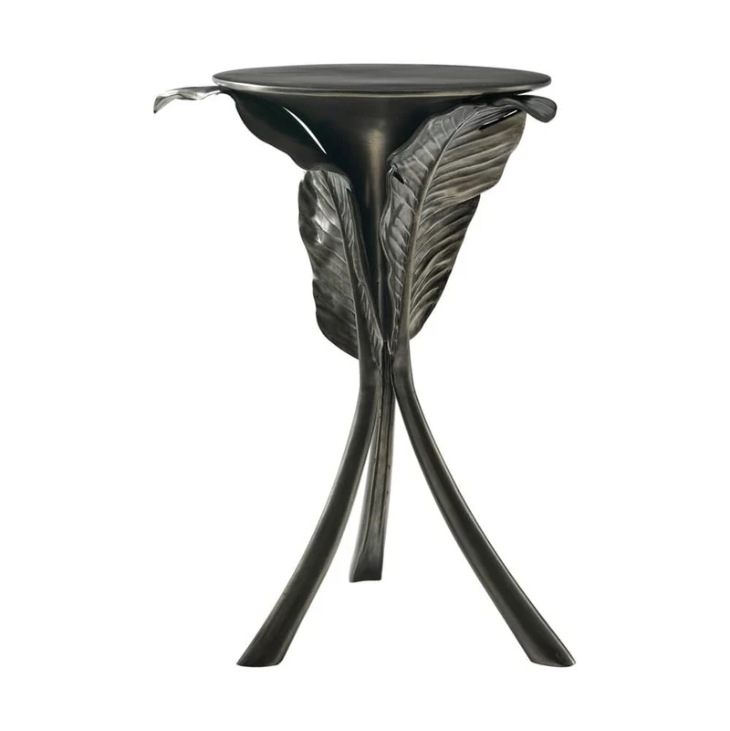 Ophelia Drinks Table Bronze Finish