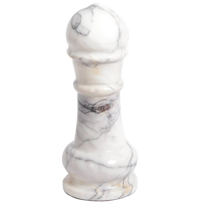 Chess King Ornament in Marble