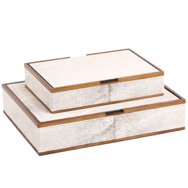 Carrington Horsehair Decorative Box - Large