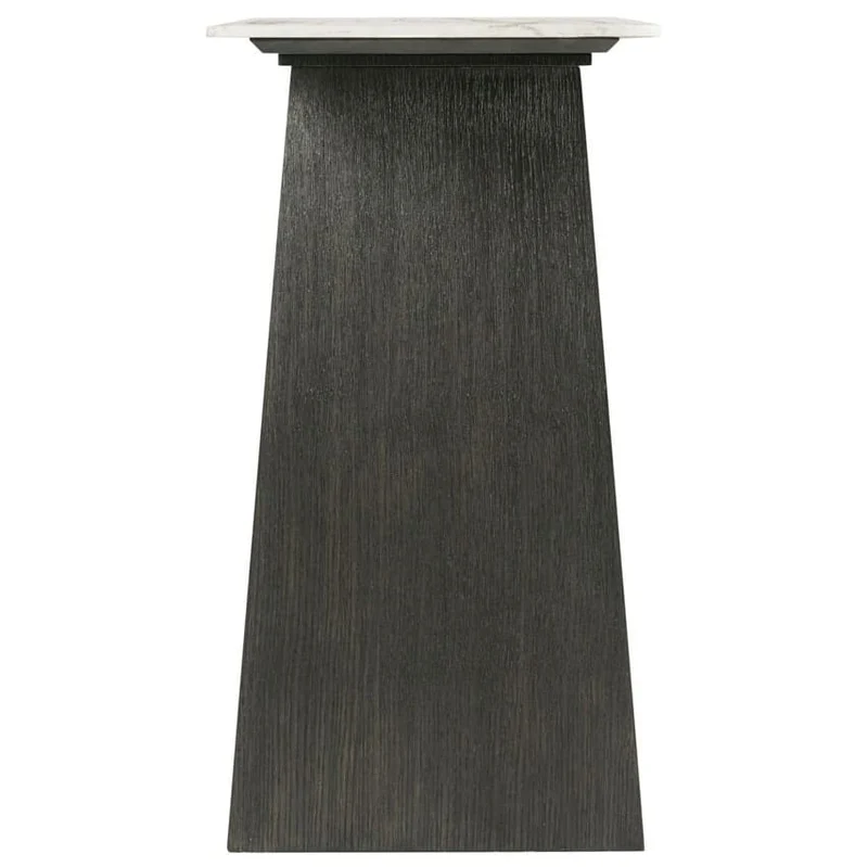 Repose Wooden Console Table Marble Top